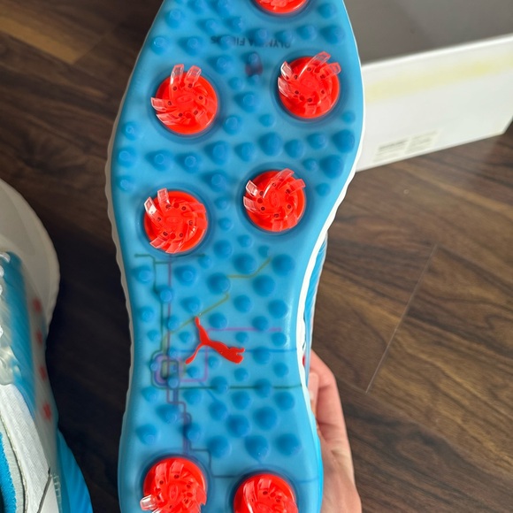 **RARE** 2020 BMW Championship Chicago themed puma ignite pwradapt golf shoes - Picture 3 of 8
